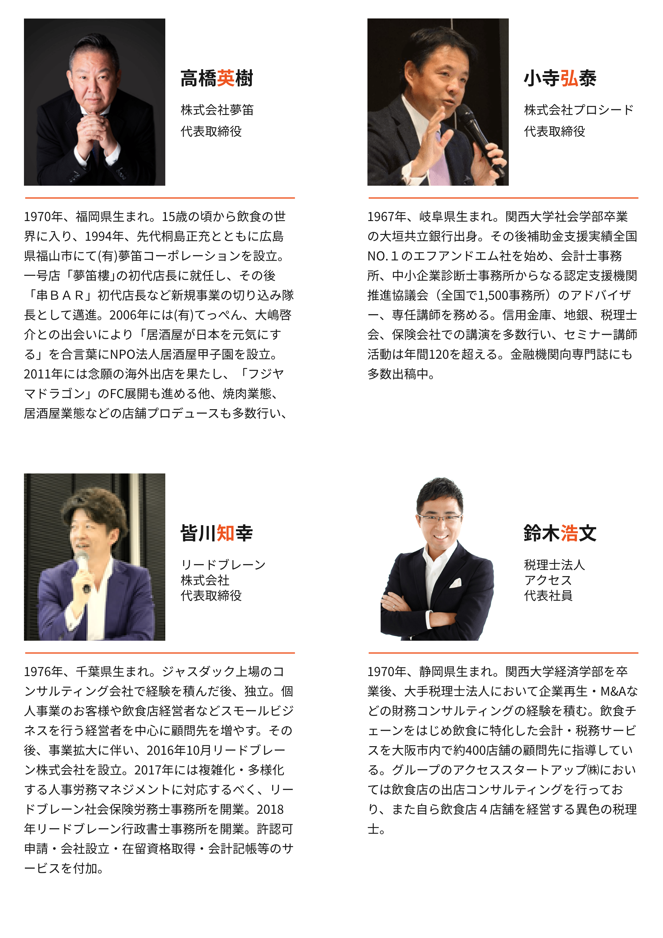 運営プロフィール